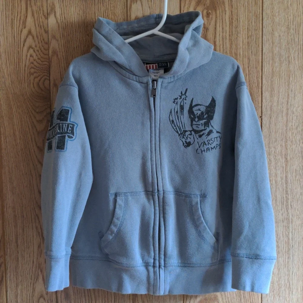 Gap Junk Food Wolverine Hoodie Size 6-7 - Picture 2 of 6